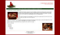 Screenshot of Christmas Candle Template.