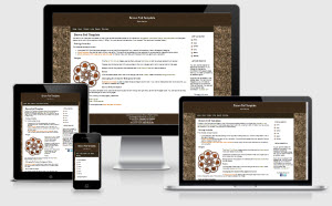 Screenshot of Brown Foil Responsive Display.