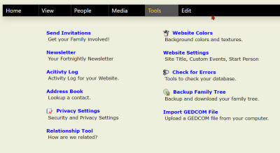 Screenshot Tool menu item.